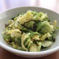 あくあパパ's cooksnap of when they made 超簡単！！やみつきキャベツ.