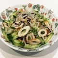 cona吉's cooksnap of when they made 竹輪もやしキュウリの塩こんぶ和え.