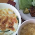 kokomelo's cooksnap of when they made かぼちゃグラタン.