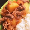 yu＊na°'s cooksnap of when they made みりんの甘さだけの砂糖なし肉じゃが.