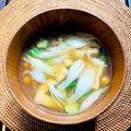 azbjbn's cooksnap of when they made 夏のさっぱり味噌汁.