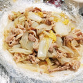 ねぞろ's cooksnap of when they made レンジで簡単!豚肉玉ねぎ白菜の野菜炒め風.