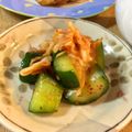 のりこ523's cooksnap of when they made 塩揉み大根と胡瓜☆キムチで浅漬け！.