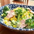 Superlittleboo's cooksnap of when they made ブロッコリーとツナコーンチーズのサラダ.