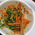 ☆アキ☆'s cooksnap of when they made 豆苗と人参のおひたし.