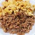 クックQ9U64K☆'s cooksnap of when they made 簡単☆絶品☆我が家の二色丼.