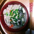 minmo2✳️2's cooksnap of when they made はまちのアラの味噌汁.