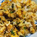 ぴけー's cooksnap of when they made 夏バテ防止に 納豆と紫蘇のチャーハン.