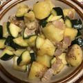 sachi516's cooksnap of when they made じゃがいもとズッキーニのチーズ炒め.