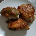 くまちゃん2004's cooksnap of when they made 肉詰めピーマンの甘酢あん♪.