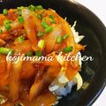 kojimama♡∗'s cooksnap of when they made 時短♡やわらか！豚の生姜焼き丼♡.