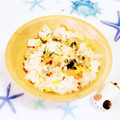 ももちゃんのれしぴ's cooksnap of when they made 簡単☆エビピラフ.
