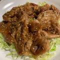 アリスとゆうこ's cooksnap of when they made 柔らか！豚肩ロースの生姜焼き我が家流♪.