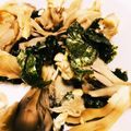 ちょこxx's cooksnap of when they made ☆おつまみ☆ガーリック舞茸海苔和え.