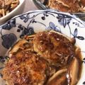 あたむ❤189's cooksnap of when they made 豆腐ハンバーグ 和風きのこソース.