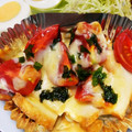ともこキッチン's cooksnap of when they made ♡厚揚げ&トマトバジルのチーズ焼き♡.