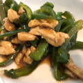 南風♡'s cooksnap of when they made 簡単！ピーマンとササミの美味しい甘酢炒め.