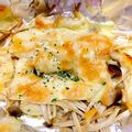 LUNAmama☆'s cooksnap of when they made えのきベーコンのチーズ焼き☆ホイル焼き.