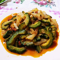 えりりんちゃん♡'s cooksnap of when they made 節約・ちょいとエスニックな【ゴーヤ】.