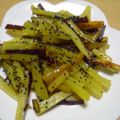 Nekozame's cooksnap of when they made 甘くてほっこり♪さつまいものきんぴら.