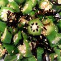 はに333's cooksnap of when they made オクラの塩昆布和え.