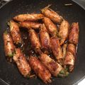 夜中のコック's cooksnap of when they made 豚ロースの野菜巻き しょうが焼き風.