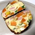 sato3★'s cooksnap of when they made チーズとミックスベジタブルの玉子焼.