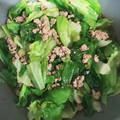 ティアリン's cooksnap of when they made 豚ひき肉とレタスのオイスターソース炒め.