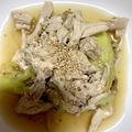 クックW8HTJH☆'s cooksnap of when they made 鶏むね肉とナスのさっぱり和え.