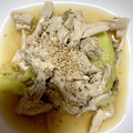 クックW8HTJH☆'s cooksnap of when they made 鶏むね肉とナスのさっぱり和え.