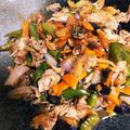 pinkあゆみん's cooksnap of when they made 大好きな唐揚げ♡カラフル夏野菜の甘酢炒め.