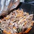 nachichoco's cooksnap of when they made 牛肉とごぼうと人参の煮物.