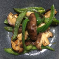 shigekon's cooksnap of when they made ピーマンと椎茸のバター炒め.