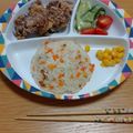 かなっぺキッチン☆'s cooksnap of when they made おかず自由自在♡学校給食のミルクピラフ.