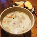 Champbell's cooksnap of when they made 濃厚シーフードチャウダー.