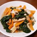 あきつま（杏花☆）'s cooksnap of when they made 空心菜と油揚げの煮浸し.