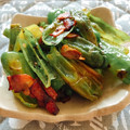 928るびすけ☆☆'s cooksnap of when they made ししとうとベーコンのごま油炒め.