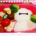ひなひよ☆'s cooksnap of when they made 簡単♪キャラ弁　ベイマックス.