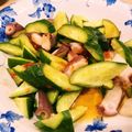 きえまま's cooksnap of when they made タコの水菜ときゅうりの中華サラダ♪.