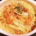 なみっちのご飯便り's cooksnap of when they made 海老のトマトクリームパスタ.