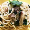 ぱちぱちの日's cooksnap of when they made 大葉とベーコンのパスタ.
