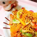 ががこちゃん's cooksnap of when they made *きのこのガーリックバター醤油焼きそば*.