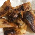 せまめのキッチン's cooksnap of when they made なすピーマン入キャンディチーズミンチ春巻.