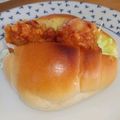 たらりーな's cooksnap of when they made 簡単‼すぎる♥から揚げサンド♥.
