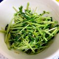 クックPDYT0N☆'s cooksnap of when they made 1分レンチン☆豆苗のナムル☆.