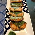 でむでみ's cooksnap of when they made 海老とレンコンの大葉包み揚げ焼き♪.