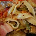 れそそ's cooksnap of when they made 牛肉とごろっと夏野菜の粒マスタードパスタ.