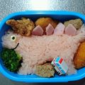 ぱんぽん's cooksnap of when they made 恐竜☆ステゴサウルスのお弁当★.