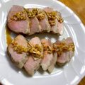 ERikAチ's cooksnap of when they made ローストポーク☆かぼちゃトマトソース添え.