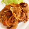 sunnyyoko's cooksnap of when they made 豚コマで簡単♪我が家のポークチャップ.